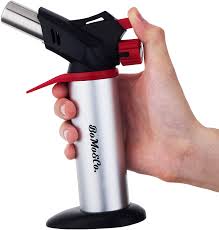 Blow torch, professional kitchen cooking torch with lock adjustable flame refillable mini blow torch lighter for bbq, baking, brulee creme, crafts and soldering (butane gas not included) 4.5 out of 5 stars. Blow Torch With Saftey Lock And Stand Creme Brulee Torch Butane Torch Gas Torch Kitchen Blow Torch Blowtorch For Cooking Butane Lighter Gas Not Included Bomo Co Amazon Co Uk Diy Tools