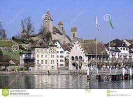 city of rapperswil in switzerland lake zurich switzerland photo
