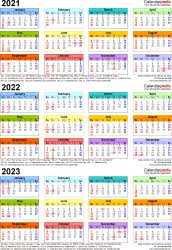 Whether you prefer the convenience of an electric can opener or you're perfectly fine with the simplicity of manual models, a can opener is an indispensable kitchen tool you can't live without unless you plan to never eat canned foods. 2021 2023 Three Year Calendar Free Printable Pdf Templates