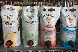You're sure to find something you love! Malibu Rum Has 60 Ounce Cocktail Pouches That Come In Four Boozy Flavors