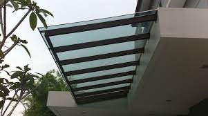 Polycarbonate Roofing Attaches To Fascia No Posts Required Roofing Brick Exterior House Outdoor Awnings Roofing
