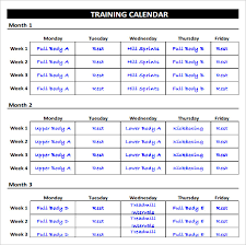 gym schedule template printable schedule template