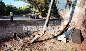 Τις συνθήκες κάτω από τις οποίες το υπερπολυτελές όχημα του γνωστού trapper mad clip έπεσε πάνω σε κολόνα στη βουλιαγμένη διερευνούν οι . Chvg Zigsms56m