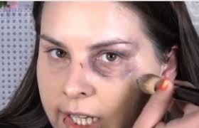 Hard-hitting make up tutorial hides signs of domestic violence