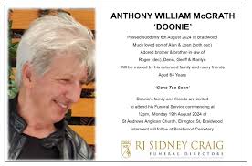 Anthony William McGrath 'Doonie'