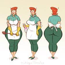 Hugo Tendaz on X: With dat dump truck booty, does she beep-beep when going  backwards? 🤔 Turnaround of #DextersMom for future references for comics  and pinups. #cartoon #milf #cartoonMILF #booty #thicc #thick #