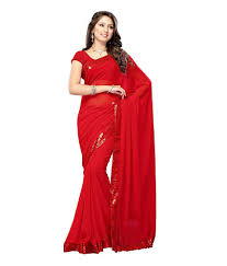 Nandani Ethnic Wear Red Georgette Saree Buy Nandani Ethnic Wear Red Georgette Saree Online At Low Price Snapdeal Com Buy latest red sarees online only at peachmode.