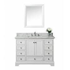 48 Inch French Country Bathroom Vanity Made From Solid Birch With Undermount Sink
