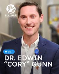 Meet Dr. Edwin “Cory” Gunn, pulmonologist at Gwinnett Pulmonary & Sleep. A  Georgia native, Dr. Gunn is board-certified in Pulmonary and Critical Care  Medicine. He specializes in interstitial lung disease, sarcoidosis, lung