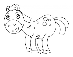 Deze kleurplaat is voor de gevorderde kleurder. Mewarn08 Kleurplaat Paard Met Vlekken