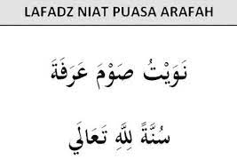 Bacaan Niat Puasa Tarwiyah Dan Arafah Ahmad Alfajri Membaca Hukum