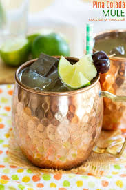 Pina Colada Mule Cocktail And Mocktail Cupcakes Kale Chips Recipe Mule Recipe Pina Colada Cocktail And Mocktail