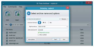 It is also useful for sending large amounts of data over the internet. B1 Free Archiver