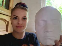 Beethoven's life mask, from a mold made in 1812.