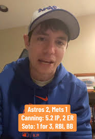 Mets drop the rubber game in Houston. They had no hits after the 1st  inning, but solid pitching and leadoff walks kept them alive until the end.  #LGM