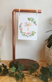 Copper Table Number Holder Copper Wedding Sign Holder Etsy Wedding Table Number Holders Rose Gold Table Copper Table