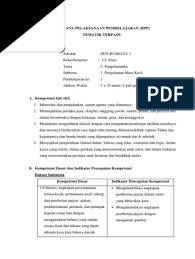 Maybe you would like to learn more about one of these? Rpp Kelas 1 Tema5 Sub1 Pb1