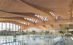 the systems and wood frameworks are gauged studied manufactured and installed by mathis they provide h timber architecture timber buildings timber structure