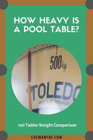 So How Heavy Is A Pool Table 100 Tables Weight Comparison In 2020 Pool Table Pool Cue Sports