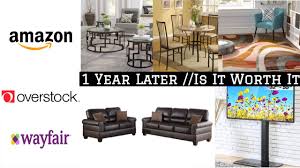 So yes, wayfair furniture is good. Wayfair Amazon Overstock Furniture Purchases 1 Year Later Was It Worth The Buy Youtube