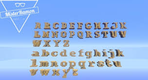This game might seem simple but. Letter Pack Alphabet Pack Minecraft Map