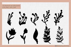 Download Flower Svg Clipart Greenery Clipart Svg For Wedding Card By Zenart Studio By Tatyana Matsiushkova Thehungryjpeg Com