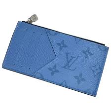 See more ideas about louis vuitton, louis vuitton coin purse, louis. Coin Card Holder Cloth Small Bag Louis Vuitton Blue In Cloth 15934320