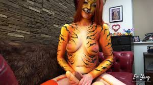 Tiger Bodypaint Domination POV Experience