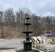 VICTORIAN STYLE CAST IRON FOUNTAIN WITH POOL - R1313