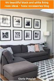 44 Beautiful Black And White Living Room Ideas Home Accessories Blog Black Living Room Modern Chic Living Room Black And White Living Room
