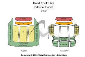 Hard Rock Live Orlando Seating Chart