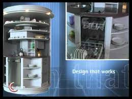 A circular kitchen that saves space. Videoclip Circular Kitchen Youtube