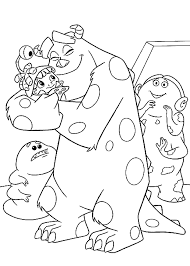 Disney coloring book for kids, children, toddlers. Monsters Inc Coloring Pages Best Coloring Pages For Kids