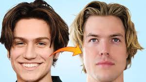 You need to leave the bangs ahead, part the rest of the hair from the middle to get an amazing appearance. How To Get The E Boy Hairstyle Middle Part Hairstyle Youtube
