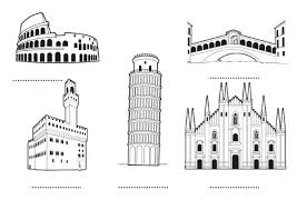 Consejo para visitar el coliseo. Italia Dibujo Para Colorear E Imprimir
