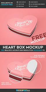 Download Heart Box Free Psd Mockup Download Mockup Free Psd Psd Free Download Mockup Psd
