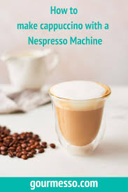 If it's 1/4 full, that's usually plenty for one nespresso pod. How To Make A Cappuccino With A Nespresso Machine Espresso Recipes Coffee Recipes Fair Trade Coffee