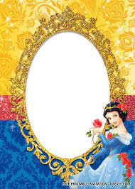 Free Princess Snow White Invitation Templates Snow White Invitations Free Printable Birthday Invitations Printable Birthday Invitations