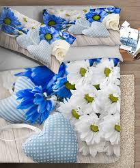 Check spelling or type a new query. Parure Lenzuola Shabby Margherite Blu Stampate Centro Corredi Grillo