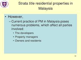 While strata title boundaries are always defined by parts of the building, community title boundaries can either be defined in this way or by surveyed land measurements, depending on the scheme in place. Managing Residential Property Ppt Download