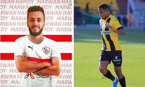25 مخالفة ينفذها عبد الله جمعة ويقابلها محمود علاء بلمسة يخرجها الدفاع إلى ركنية. Filgoal Ù…Ø±ÙˆØ§Ù† Ø­Ù…Ø¯ÙŠ Ù„Ø§Ø¹Ø¨ Ù†Ø§Ø¯ÙŠ Ø§Ù„Ø²Ù…Ø§Ù„Ùƒ