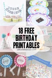 Top off your favorite cake with the colorful (and free!) printable cake topper banner! Birthday Party Printables Free Printable Happy Birthday Cake Topper Printable Novocom Top