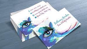 35,388 best makeup artist business card ✅ free vector download for commercial use in ai, eps, cdr, svg vector illustration graphic art design format. 18 Artistic Business Card Templates In Word Psd Apple Pages Free Premium Templates
