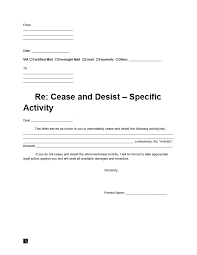 Why do attorneys do this? Free Cease And Desist Letter Template Sample Legal Templates