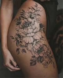 50 Tempting And Attractive High Thigh Floral Tattoo Designs For You Page 14 Of 50 Hip Tattoos Women