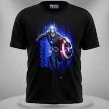 Created by cartoonists joe simon and jack kirby. Techno Captain America T Shirt