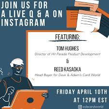 May 28 at 8:02 am · breaks with jersey john. Dave Adam S On Twitter We Will Be Hosting A Live Q A On Our Insta Since We Can T Take Up All Of Tom Or Reed S Time We Will Allow Questions To Be