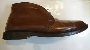Alden オールデン コードバン チャッカブーツ磨き加工修理 千葉の靴修理職人 ｓｈｕ ｓｈｏｅ