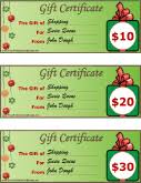 We have compiled 11 customizable templates to choose from. Gift Certificates Free Printable Certificates