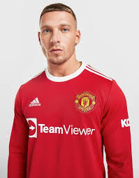 Jun 18, 2021 · check out man utd's kit history on football kit archive for all of man united's away & third shirts of the past 50+ years. Adidas Manchester United 21 22 Long Sleeve Home Shirt